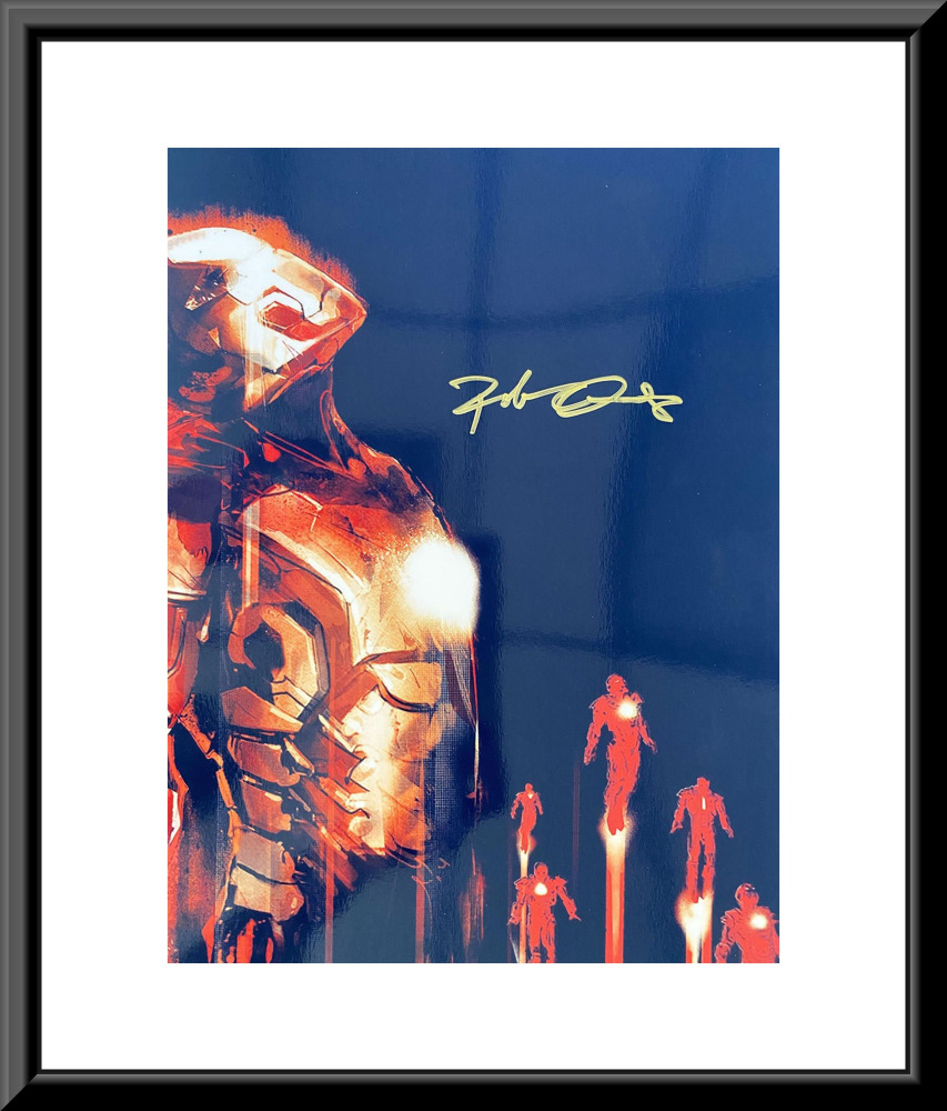 M Iron Man Robert Downey Jr Signed Photo Mag Auctions