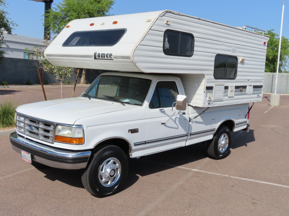 #346 - 1994 Ford F250 4X4 Longbed w/ Lance Drop In Camper | MAG Auctions