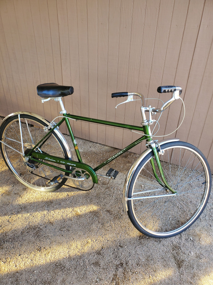 M235 1969 Schwinn Collegiate Bicycle MAG Auctions