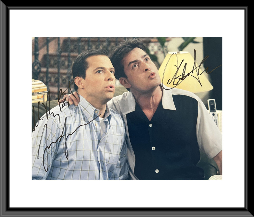 #M046 - Two and a Half Men signed photo | MAG Auctions