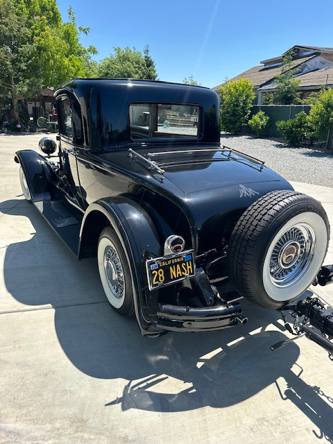 #362 - 1928 Nash 2 dr coupe Special Six Rumble Seat-w/ trailer Lot 362A ...