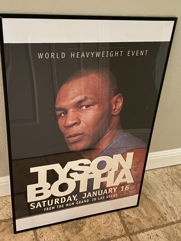 Tyson v Botha original fight poster MAG Auctions