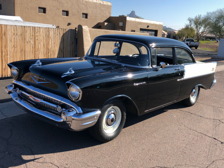 #408R - 1957 Chevrolet 210 Black Widow Tribute | MAG Auctions